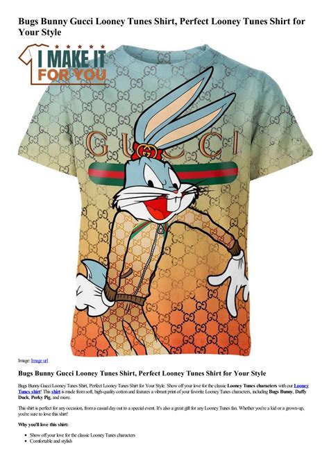 gucci looney tunes shirt